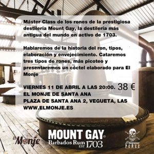 Master Class de Rones – 11 de abril de 2025